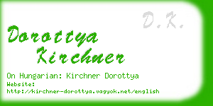 dorottya kirchner business card